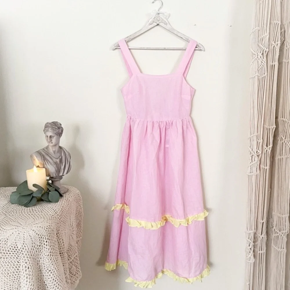 NWT Free People X Dora Larsen Emelie Nightdress - Picture 2 of 13